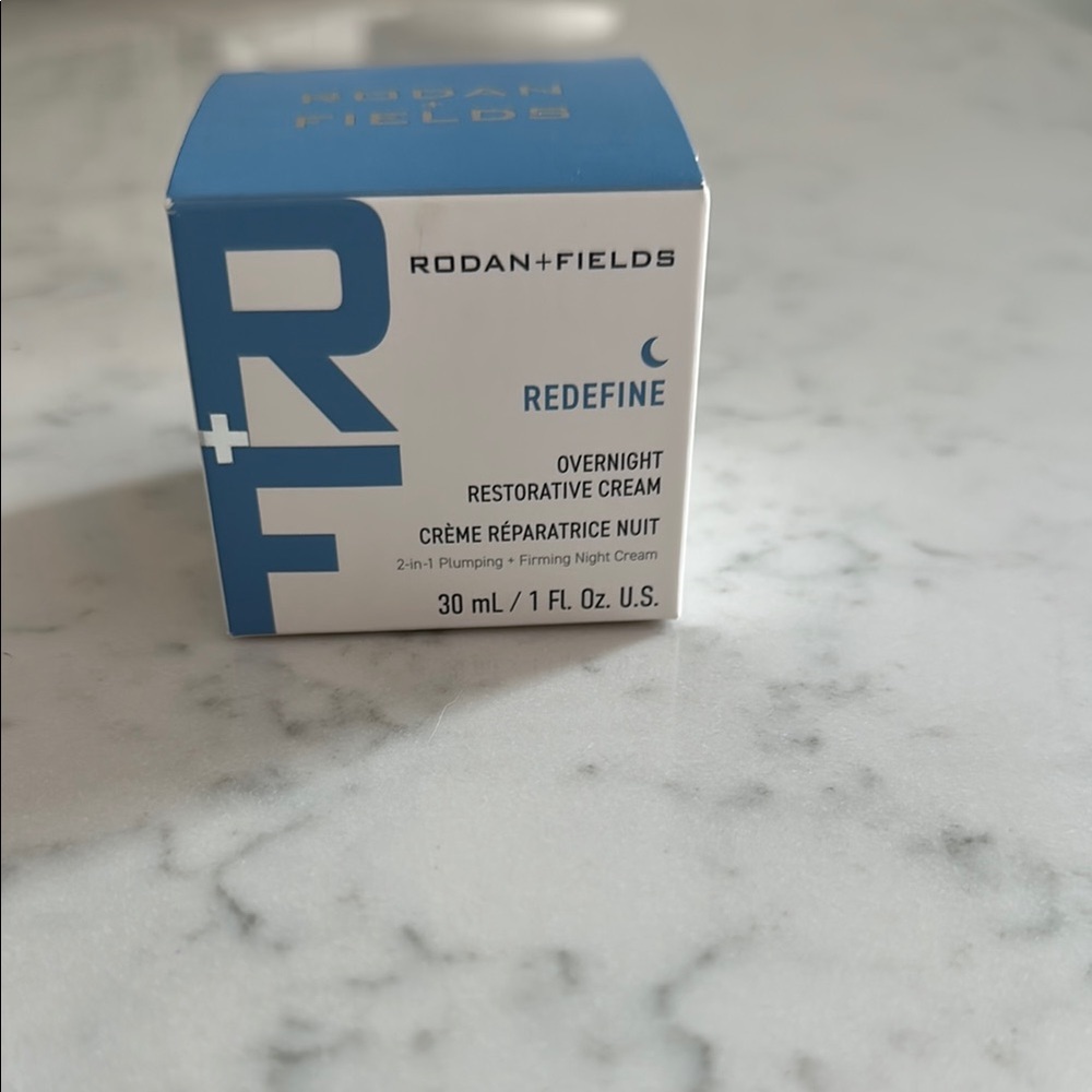 Rodan + Fields Redefine Overnight Cream - Blue and White PM